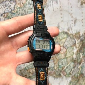 Vintage Timex Stealth Indiglo Tribal Men's Watch
